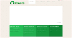 Desktop Screenshot of makrochem.pl